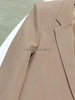 CNlalaxury 2023 Chic Solid Color Women Casual Blazer Jacket Office Lady Pockets Work Suit Coat Ladies Business Blazers Outerwear