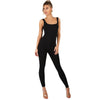Black Bodycon Jumpsuit Women Sleeveless Brief Slim Basic Tank Jumpsuits 2022 Fashion Scoop Neck Skinny Sexy Jumpsuit