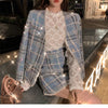 COZOK Autumn And Winter Style Ladies Suits Slim Fit Coat + Skirt2023 Tops Skirt