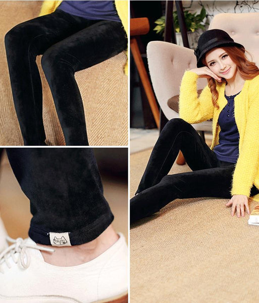 Plus Velvet Leggings Rushed Solid Winter Legging Warm Super Soft Thick Hot-selling High-elastic Kitten Brief Leggins