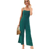 Green Black Women Sleeveless Summer Playsuit Sexy Solid Boot Cut Female jumpsuit rompers womens jumpsuit QL3594