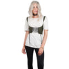 Lace Up Tanks Top Cropped For Women Sexy Adjustable Bustier Sleeveless Crop Top Female Summer Vest Cowboy 2022 QZ2066