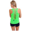 Plus size 5XL Back Hole Women Summer Tanks Top Solid Ripped Tops Thin Breathable Tanks Sexy Female Clothes 8 colors