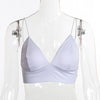 Sexy Summer Black Basic Women Camis Brandy Melville bralette Casual Crop Tops Strap Vintage Tank Tops haut fem QL2812