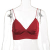 Sexy Summer Black Basic Women Camis Brandy Melville bralette Casual Crop Tops Strap Vintage Tank Tops haut fem QL2812