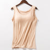 Camis Built In Bra Self Mold Bra Tank Tops 2022 Summer Sexy Women Modal Sleeveless Top Shirt Plus Size TX033