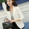 Candy Color Korean Fashion Women Working Wear Woman Newly Solid Blazers Puff Sleeve Notched Collar Ladies Coats 62741