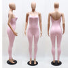 Candy Color Solid Basic Jumpsuits Women Skinny Bodycon Rompers Strapless Sexy Bodysuits
