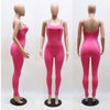 Candy Color Solid Basic Jumpsuits Women Skinny Bodycon Rompers Strapless Sexy Bodysuits