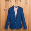 Candy-colored Women Suit Long Sleeves Coat 2022 New Fashion Jacket Blazer Vogue Lined With Striped Single Button Blazers Jacket