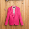 Candy-colored Women Suit Long Sleeves Coat 2022 New Fashion Jacket Blazer Vogue Lined With Striped Single Button Blazers Jacket