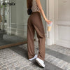 Carpenter Jeans In Brown High Waist Loose Straight Leg Jeans Women 2022 Y2k Casual Streetwear Female Pants Baggy Trouser