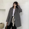 Casual Blazers Students Daily Loose Retro Stylish Single-breasted  Korean Style All-match College Clothes Cozy Mujer