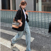 Casual Blazers Women Black Classical Office Ladies Lazy Ulzzang All-match Loose Leisure Trendy Vintage Stylish Female Students