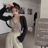 Casual Blazers Women Solid Retro Cropped Streetwear Ins Cool Simple Trendy Loose Long Sleeve Stylish Ulzzang Korean Style Female