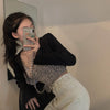 Casual Blazers Women Solid Retro Cropped Streetwear Ins Cool Simple Trendy Loose Long Sleeve Stylish Ulzzang Korean Style Female
