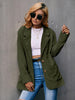 Casual Corduroy Blazer Women 2023 Ropa Mujer Solid Color Single Button Long Sleeve Jackets Casual All-match Blazer Women