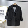 Casual Double Breasted Women Suit Jackets Notched Collar Spring Women Blazer Jacket Autumn Female Outerwear Elegant Ladies Coat