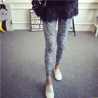 Casual Polyester Women's Leggings High Elastic Legins Fitness Nine Pants Plaid Fashion Clothings aptitud Legging For Women