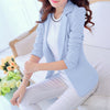Casual Single Button Ladies Blazers Women Spring Autumn Female Suit Jacket Blazer Femme Blazer Solid Color Mujer  Tops MZ1497