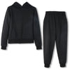Casual Solid Sets Women Tracksuit Warm Hoodie Sweatshirts And Long Pant Two Piece Sets Ladies Sweatshirt Suits