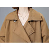 Casual Suit Collar Trench Coat Women Coat Spring Autumn Double Breasted Windbreaker Khaki Short Outerwear Female Clothing