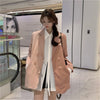 Casual Suit Jacket Women Spring Autumn 2023 Streetwear Clothing Temperament Slim Blazer Suit Jacket LR2207