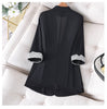 Casual White Blazer Women's Three-Quarter Sleeve 2023 Spring And Summer Korean Slim Women's Suit Shirt Thin Suit Jacket
