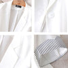 Casual White Blazer Women's Three-Quarter Sleeve 2023 Spring And Summer Korean Slim Women's Suit Shirt Thin Suit Jacket