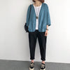 Casual Wild Linen Suit Jacket Korean Women's Summer Thin Coat Top Temperament Cotton and Linen Blazer Shirt Coat K541