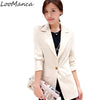 Casual Women Blazers And Jackets 2022 New Spring Fashion Long Sleeve Blaser Coat Female White Red Black Ladies Blazer feminino