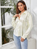 Casual Women Blouse Summer Satin Silk Button Down Shirt Long Sleeve Elegant Office Lady Tops Female Loose Solid Shirts