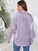 Casual Women Blouse Summer Satin Silk Button Down Shirt Long Sleeve Elegant Office Lady Tops Female Loose Solid Shirts