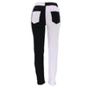 Casual Women Black White Patchwork Straight Trousers Hip Hop Slim Woman Jeans 2022 Autumn Denim Pants