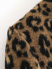 Casual Women's Temperament Leopard Print Jacket Female Autumn and Winter Mid-length Ladies Suit Double Breasted Blazer