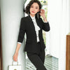 Casual professional work clothes feminine 2023 spring and summer casual red ladies blazer Slim skirt Office jacket Two-piece