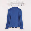 Chinese Style Cotton Linen Shirt Women Yellow Cropped Tops Jacquard National Ethnic Three Quarter Sleeve