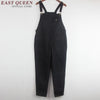 Casual womens jumpsuit long black denim jumpsuit slim dungarees bib overalls trousers pant plus size 5xl 6xl AA2916 YQ