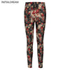 Causal Leggings Womens Fall Fashion Floral Print Leggins fitness Disco Pants Legging Feminino Ropa Mujer Jeggings HDDK007