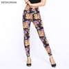Causal Leggings Womens Fall Fashion Floral Print Leggins fitness Disco Pants Legging Feminino Ropa Mujer Jeggings HDDK007