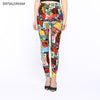 Causal Leggings Womens Fall Fashion Floral Print Leggins fitness Disco Pants Legging Feminino Ropa Mujer Jeggings HDDK007