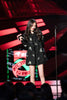 Celebrity Office Work OL Black Jacket Coat Autumn Spring  Embroidery Women Runway Overcoat Long Sleeve SY363