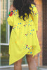 ChcoMist  Two Piece Street Splash Ink Print Asymmetrical Solid Two Piece Shorts Set LY009