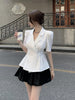 2022 spring summer casual lady beautiful nice Tops woman female OL office lady blazer women Vy1484