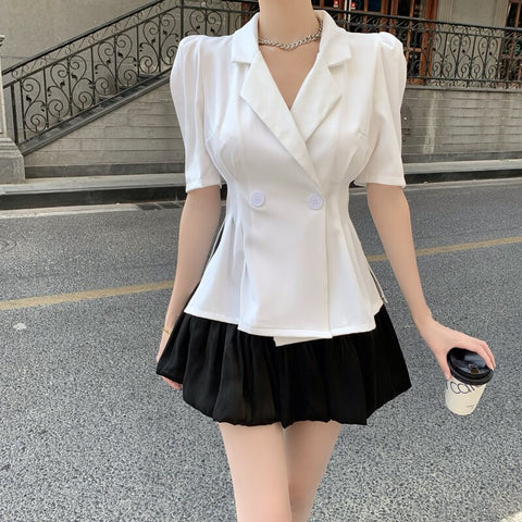 2023 spring summer casual lady beautiful nice Tops woman female OL office lady blazer women Vy1484