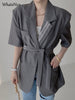 women coats casual office Lady wear nice woman jacket women blazers female plaid blazer