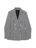 Chic Geometric Long sleeve Button Fall Office Blazers