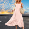 Chic Women Dress Sleeveless Loose Spaghetti Strap Sexy Summer Dress