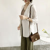 Chiffon Small Suit Coat Women's 2023 Summer Korean Loose Sunscreen Clothes Medium and Long Air Conditioning Cardigan Thin