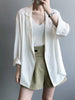 Chiffon Suit Coat Women's Thin Design Sense of Minority British Style Casual Vertical Sense Suit Women Blazers Jacket Women